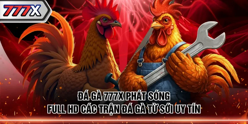 Đá gà 777X phát sóng full HD các trận đá gà từ sới uy tín
